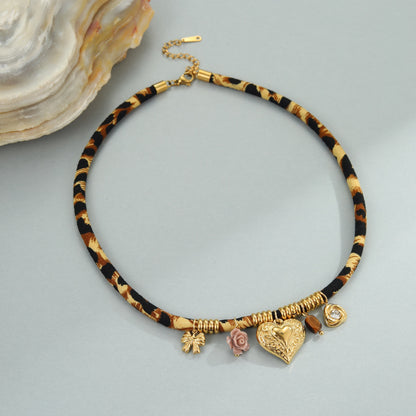 Collana Motivo Leopardato