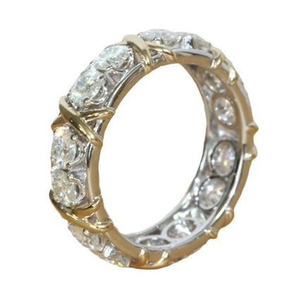 Anello a croce zircone