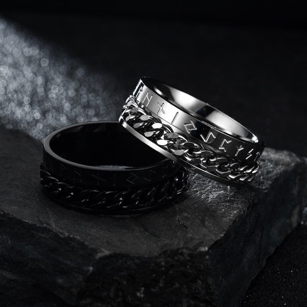 Anello Rune Vichinghe