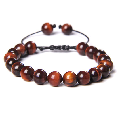 Bracciale occhio di tigre tessuto